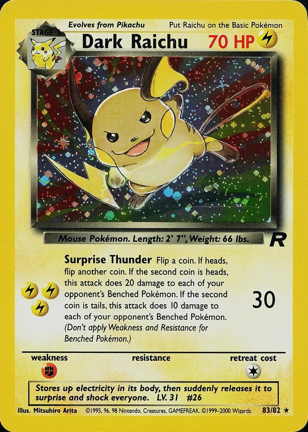 Dark Raichu PSA 10